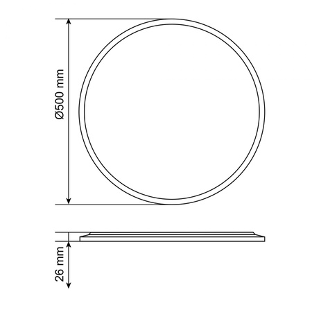 Plafond LED-Außenleuchte 44W 4800lm CCT 140° Weiß Anbauleuchte IP54 Videx