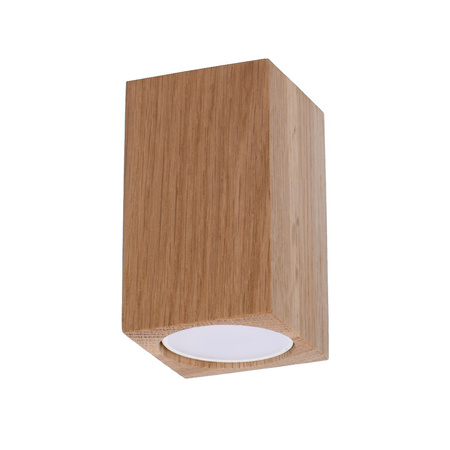 Aufbaustrahler KEKE GU10 Halogen Spot Tuba Wooden SOLLUX