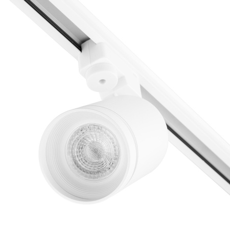 Beleuchtungsschienen-Set 1m Schiene + 2 x LED-Schienenstrahler GU10WEISS mit Zierring