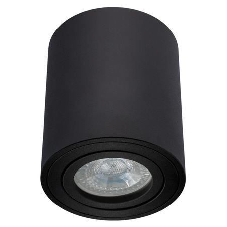 Aufputz-HALOGEN-bewegliche GU10-Rundleuchte in Schwarz 84 mm