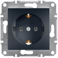 Einzelne SCHUKO 2P+E SCHNEIDER ASFORA-Steckdose