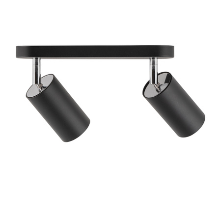 EYE Spot 6020 Nowodvorski Wandleuchte Schwarz 2xGU10Wandleuchte Beweglich Stahl + Glas Modern