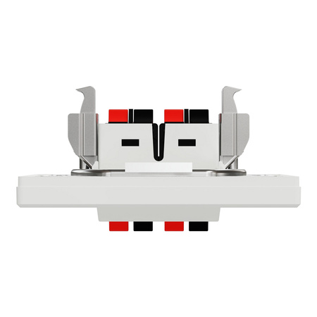 Doppelte Unterputz-Lautsprecherbuchse Weiß SCHNEIDER ASFORA