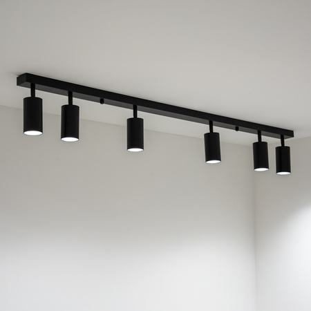 Deckenleuchte mit 6x GU10-Sockeln, Einbaustrahler HALOGEN schräg TABULA SPOT LUMILED