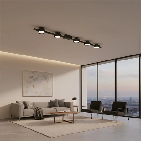 OVILO Deckenleuchte LED-Halogen-Leuchte 5x GX53 Spot Wandleuchte Reflektor LUMILED