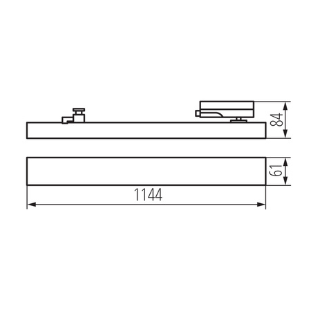 LED Linear geregeltes Licht 38W 5325lm CCT CRI90 1m LTL Weiß Kanlux