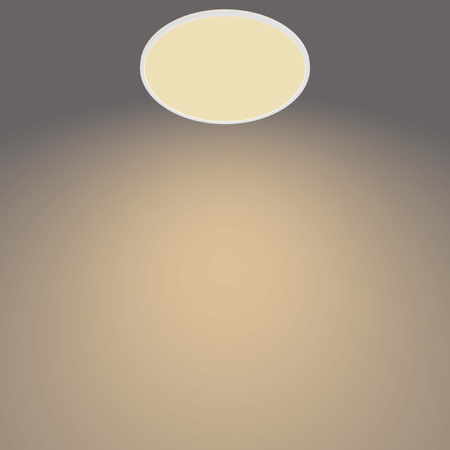 Aufbau LED Deckenleuchten SUPERSLIM 36W 2700K 55cm Dimmbar Weiß PHILIPS