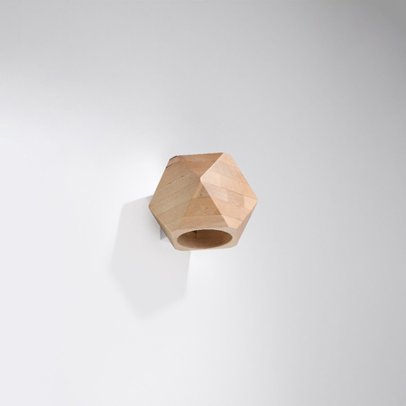 LED WOODY G9Wandleuchte Naturholz SOLLUX