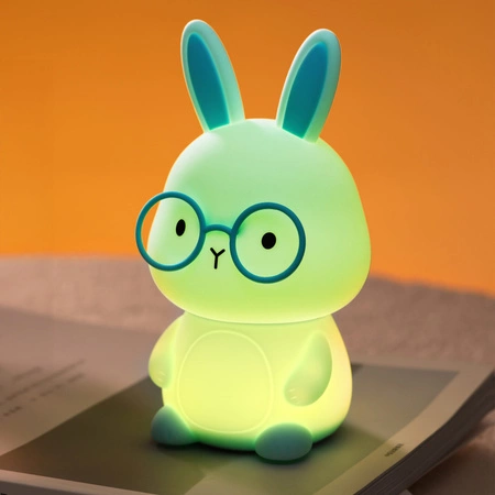 LED Kaninchen Dekorative Lampe 1W 3000K RGBW Blau Dimmbar Flore Sanico Goldlux