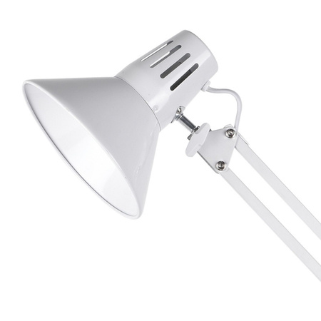 Schreibtischlampe E27 Weiß Arbeiter Sanico Goldlux