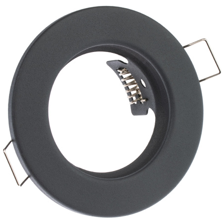 ARDALI runde, fest eingebaute Halogenleuchte Graphitblech MR16 GU10 LUMILED