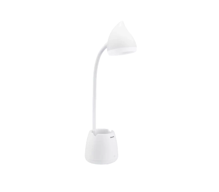 HAT LED-Schreibtisch-Tischlampe 4,5W CCT Dimmbar USB Weiß PHILIPS