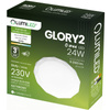 Aufbauleuchte LED Plafond Deckenleuchte GLORY2 24W 4000K IP44 Rund LUMILED