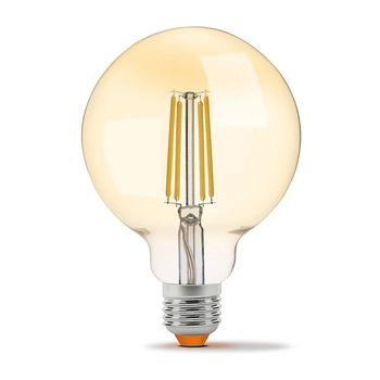 E27 G95 LED Lampen 7 W = 53 W, 700 lm, 2200 K, warmer Bernsteinfaden, dimmbar, 360° VIDEX