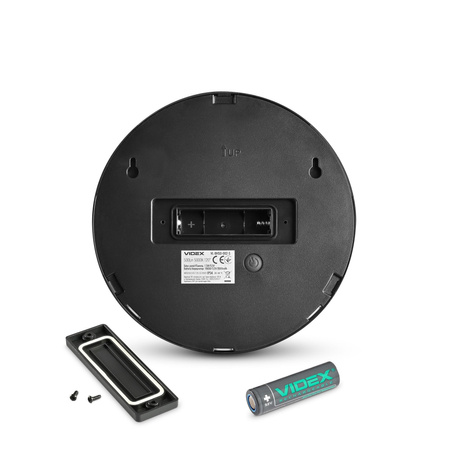 Flutlicht Solarlampe mit Sensor 500lm 5000K Neutral 120° 3.2V IP54 IK07 Anbaumontage Schwarz VIDEX