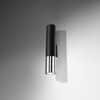 Wandleuchte LOOPEZ 2xGU10 Up-Down Elegant Schwarz Chrom SOLLUX