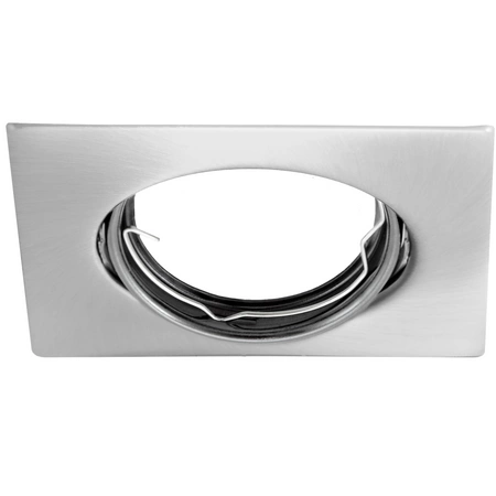 BEWEGLICHE Deckenleuchte OPIN GOLDLUX (Polux) QUADRATISCHER STAHL NICKEL