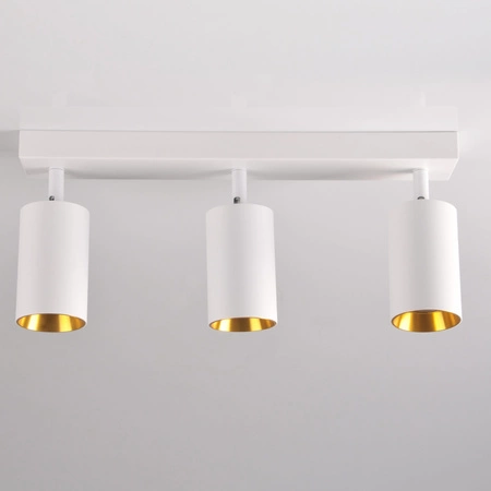 Streifenlampe Decken- und Wand-LED-Leuchte 3 xGU10 MARIBEL Weiß GOLDLUX (Polux)