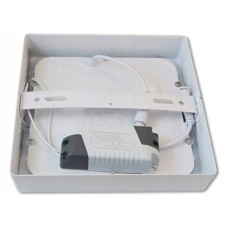 LED-Panel-Deckenleuchte 12W 960lm 4000K Neutral Anbauleuchte Quadratisch Weiß Proma Masterled