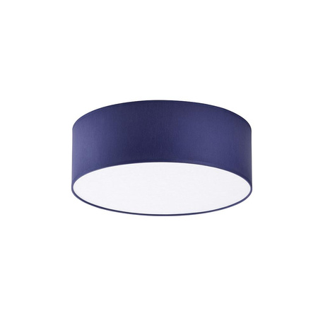 Deckenleuchte Deckenaufbauleuchten RONDO GRANATTE Rund 45cm Weiß-Blau 15W 4xE27 1089 TK Lighting