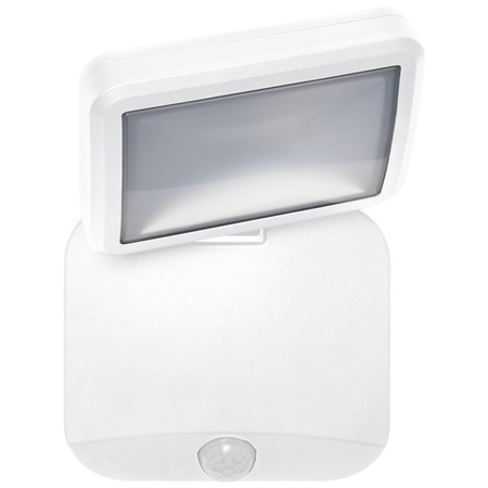 LED-Flutlicht 4W 260lm 4000K IP54 Weiß mit Bewegungsmelder LEDVANCE SPOTLIGHT Batteriebetrieben