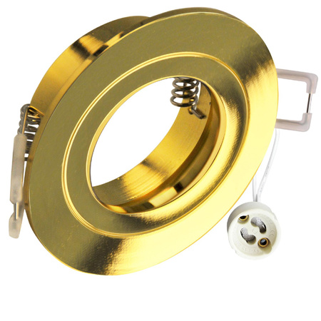 Spot GU10 Gold FEBE Sanico Goldlux Einbaustrahler