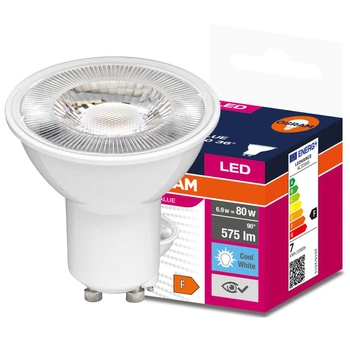 GU10 LED Leuchtmittel 6,5W = 80W 575lm 4000K Neutral 36° OSRAM Value