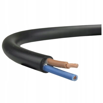 Drahtkabel OW H05RR-F 300/500V 2x1,5mm Schwarz 1m ELEKTROKABEL