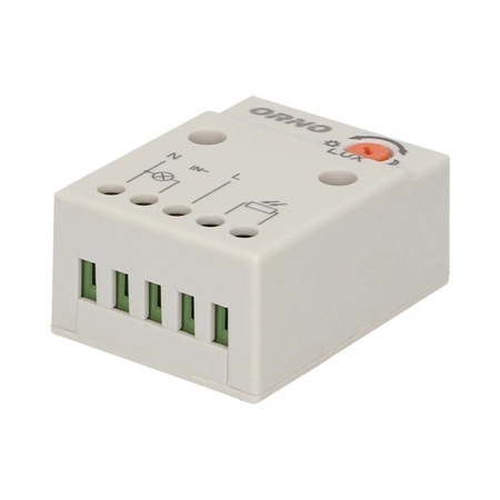 Dämmerungsschalter mit hermetischem Außenfühler 2300W IP65 Weiß ORNO