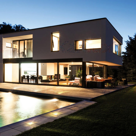 GORDO N LED Bodeneinlauf-Gartenleuchte 1W 6500K IP67 Quadratisch Silber Kanlux