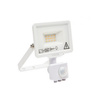 LED-Flutlicht 10W 800lm 3000K IP44 Weiß mit Bewegungssensor LED2B KOBI MHC