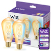 2x LED-Glühbirne E27 ST64 7W = 50W Glühfaden Amber SMART WiFi WiZ