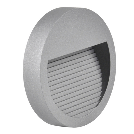 LED-Gartenanbau-Treppenleuchte 3W 60lm IP44 4000K grau Q8 GOLDLUX (Polux)