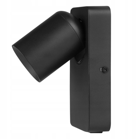 Wand Wandmontage Aufputz Leselampe GU10 USB Schwarz Matt Timo Masterled