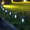 Solar-LED-Lampe, Solar Gartenleuchten 6500K Schwarz PALIS LUMILED