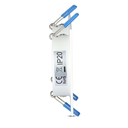 Deckeneinbauleuchte 2xGU10 quadratisch weiß VT-783 V-TAC