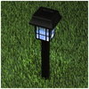 Solar Garten Pole Outdoor Stehend LED 6500K Kalt IP44 Schwarz Fusion Kobi