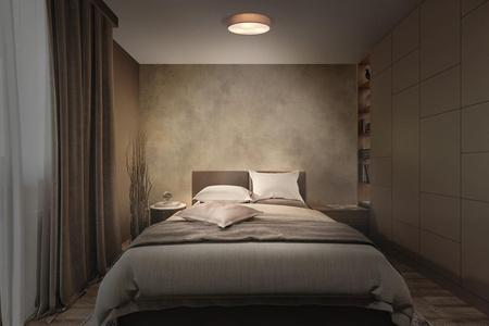 Plafond-Deckenleuchte E27 Braun 48cm Orbis Ledvance