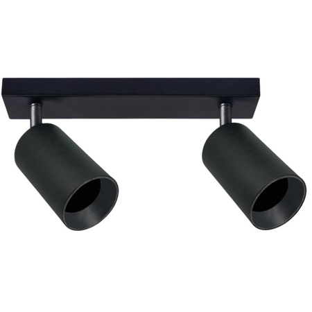 Streifenleuchte Decken- und Wandleuchte LED 2 xGU10 MARIBEL Schwarz GOLDLUX (Polux)