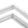 Aufputzrahmen 45mm für LED Panel 30x60cm Klik Weiß Kobi