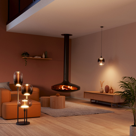 Dekorative LED-Glühbirne E27 12W = 32W 350lm 1800K Warm 320° Smoke Filament Dimmbar Vintage 1906 Osram