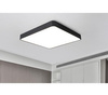 Decken-LED-Wandleuchte quadratische Halterung 3300lm 40W 4000K IP22 Schwarz