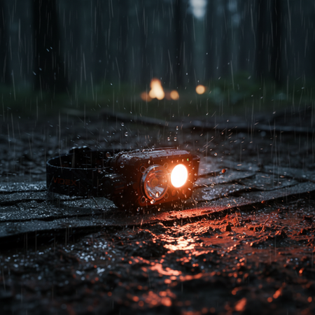 LED wiederaufladbare Stirnlampe 10W 600lm 8 Modi USB-C Wasserdicht IP55 Videx