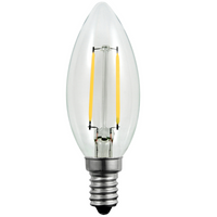LED Leuchtmittel E14 B35 2W = 23W 230lm 3000K Warm 360° GOLDLUX (Polux)