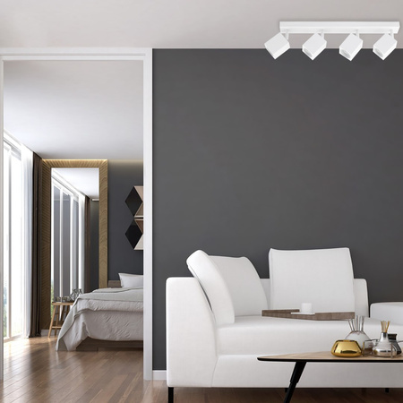 Spotlight Deckenleuchte 4xGU10 QUANTUS Beam Bar Weiß