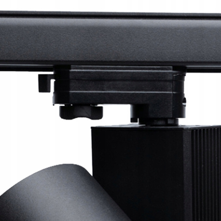 Adapterkopf für 3-Phasen-Streifensammelschienen schwarz