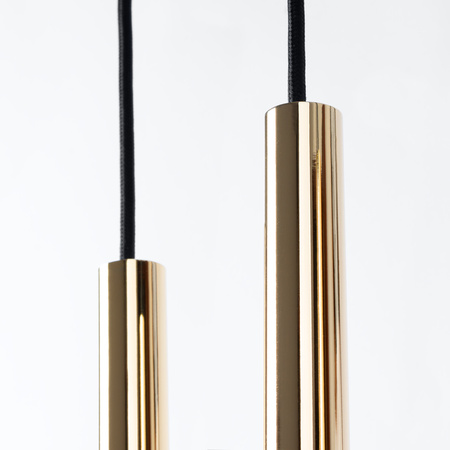 PASTELO 3P Hängende Deckenleuchte 3xG9 Gold Modern SOLLUX