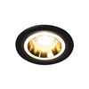 Deckeneinbauleuchte FELINE DSO GU10/GU5.3 Rund Schwarz-Gold KANLUX