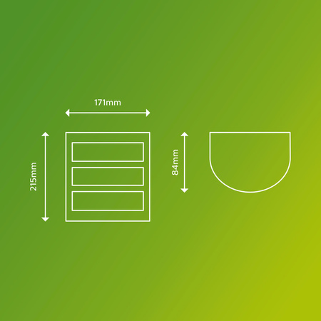 LED Gartenleuchte Wandleuchte PYTHON myGarden 6W 2700K IP44 Anthrazit PHILIPS