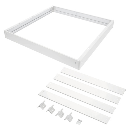 Aufbaurahmen 63mm für LED-Panel 60x60cm Klik Weiß Kobi